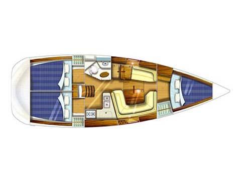 Book yachts online - sailboat - Sun Odyssey 35 - Green - rent