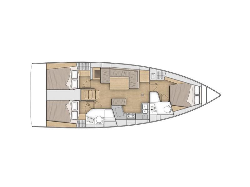 Book yachts online - sailboat - Oceanis 40.1 - new - rent