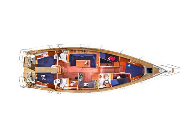 Book yachts online - sailboat - Bavaria 51 BT '09 - Flora - rent