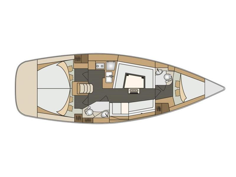 Book yachts online - sailboat - Elan Impression 40 - FORTISS with A/C - rent