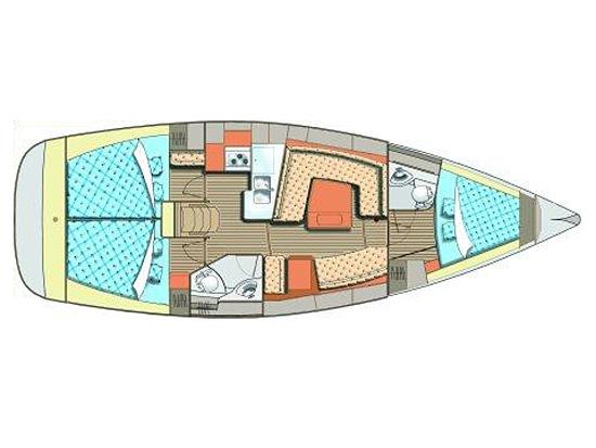 Book yachts online - sailboat - Elan 384 Impression - Relax Point - rent