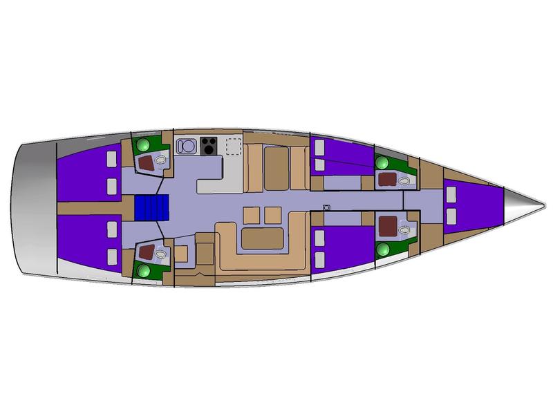Book yachts online - sailboat - D&amp;D Kufner 54.1 - Cabernet I - rent