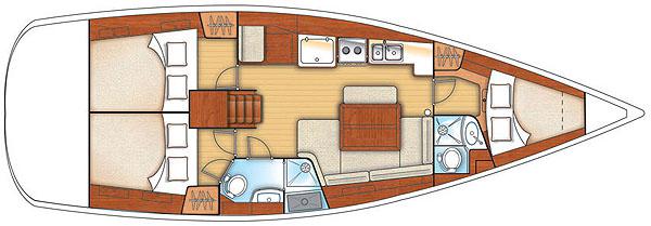 Book yachts online - sailboat - Oceanis 40 - Nar - rent