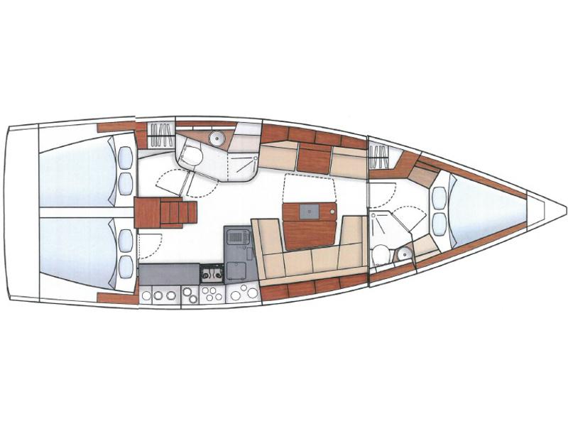 Book yachts online - sailboat - Hanse 415 - Andros - rent