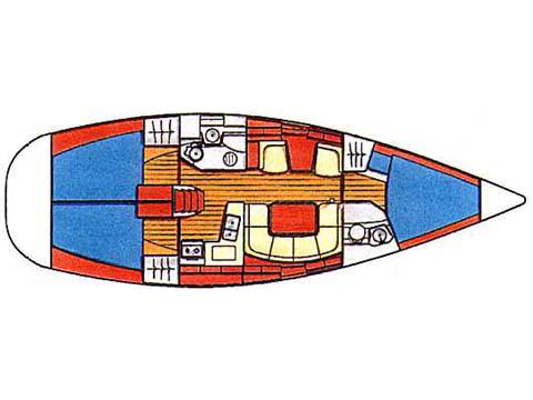 Book yachts online - sailboat - Sun Odyssey 40 - Panic - rent