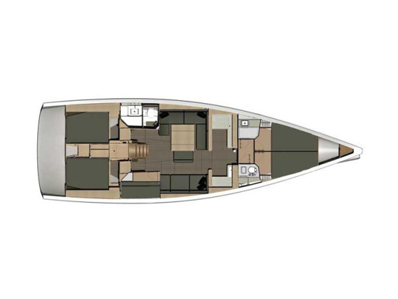 Book yachts online - sailboat - Dufour 512 Grand Large - DONNA - rent
