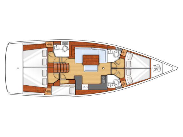 Book yachts online - sailboat - Oceanis 48 - ALPHA - rent