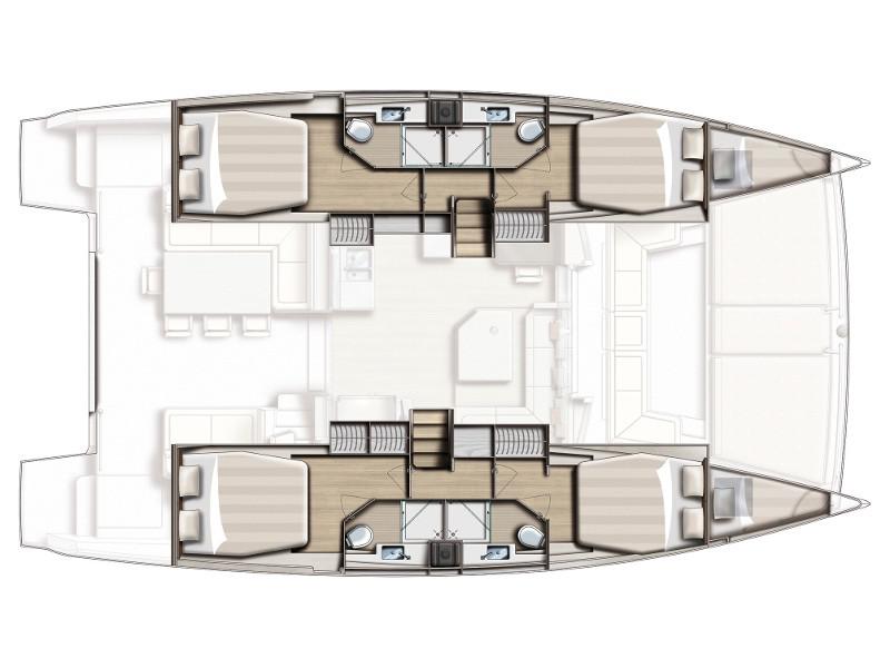Book yachts online - catamaran - Bali 4.5 - PANDORA V - rent
