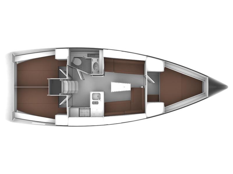 Book yachts online - sailboat - Bavaria 37 - Fjaka - rent