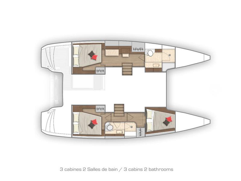 Book yachts online - catamaran - Lagoon 40-3 EXCLUSIVE - THE CURE OWNER VERSION AC salon + generator - rent