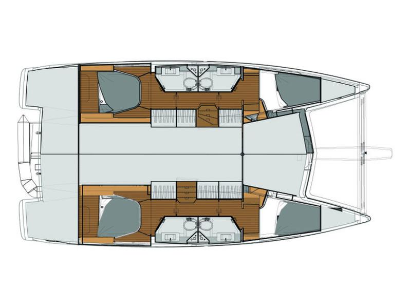 Book yachts online - catamaran - Lucia 40 - Mawimbi - rent