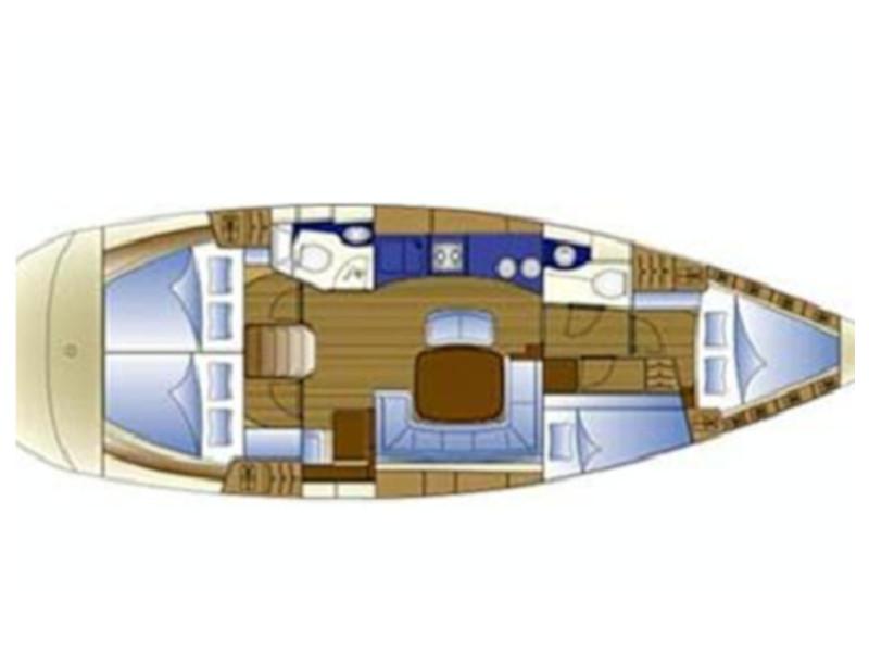 Book yachts online - sailboat - Bavaria 44 - Sail Charlie - rent