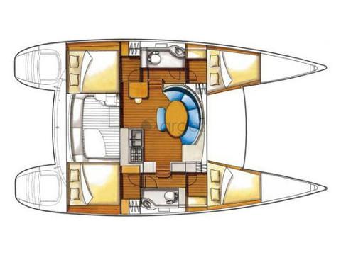 Book yachts online - catamaran - Lagoon 380 S2 Premium - ALLEGRO - rent