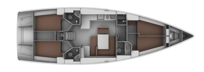 Book yachts online - sailboat - Bavaria Cruiser 45 - Alena - rent