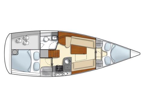 Book yachts online - sailboat - Hanse 325 - Aurelia - rent