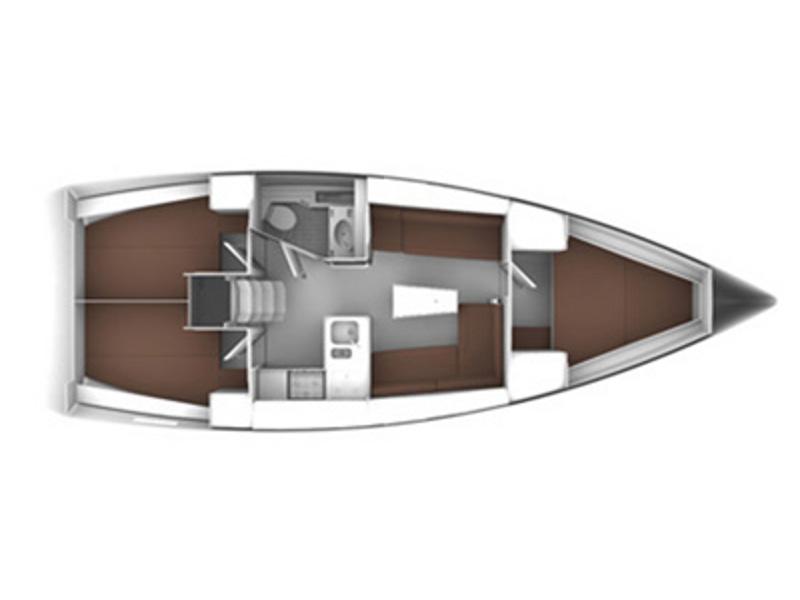Book yachts online - sailboat - Bavaria Cruiser 37 - EC- 37C-15-G - rent