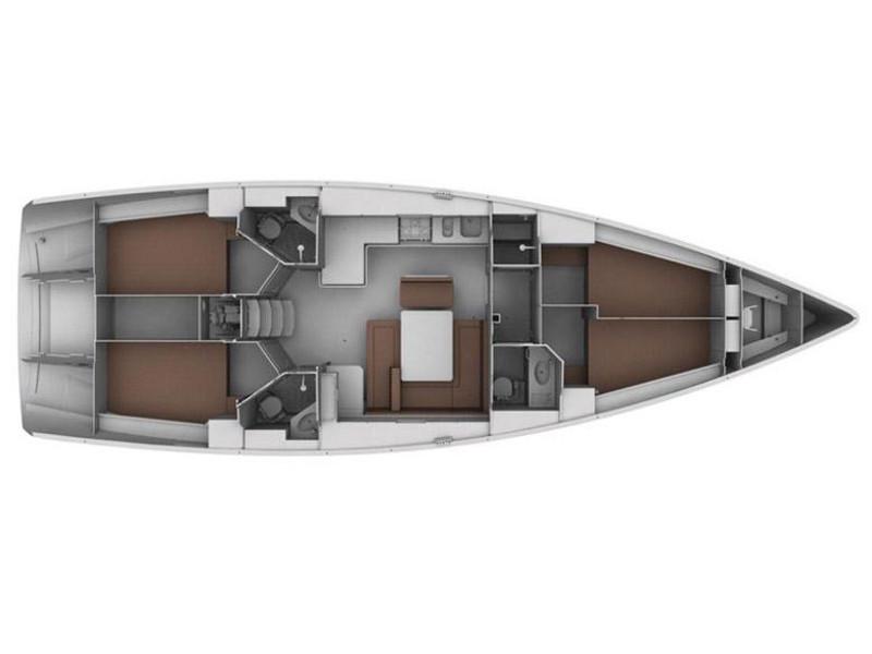 Book yachts online - sailboat - Bavaria Cruiser 45 - EC- 45B-12-G - rent