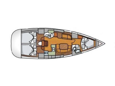 Book yachts online - sailboat - Sun Odyssey 42 i - EC- 42I-08-G - rent