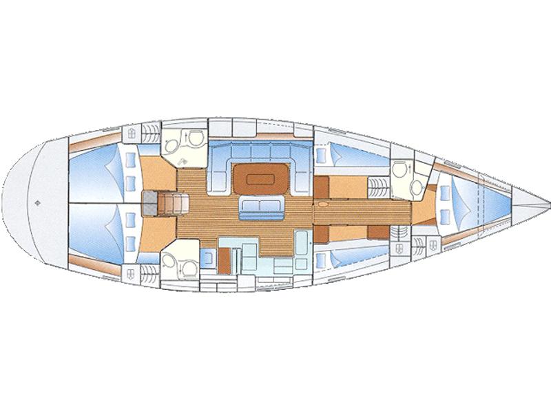 Book yachts online - sailboat - Bavaria 50 - EC- 50-02-CR - rent