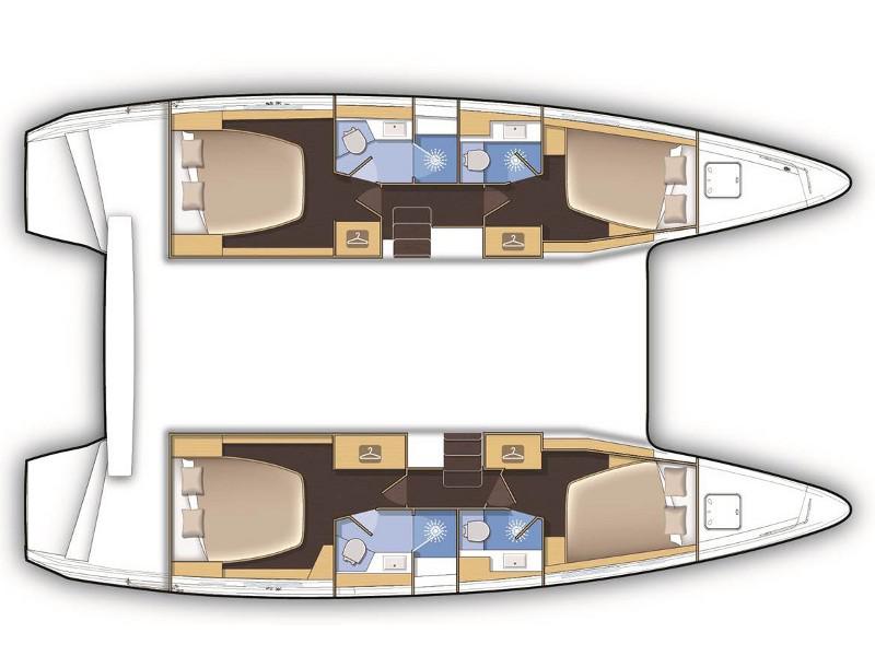 Book yachts online - catamaran - Lagoon 42 2019 - MALA KATE I - skippered - MALA KATE I - skippered - rent