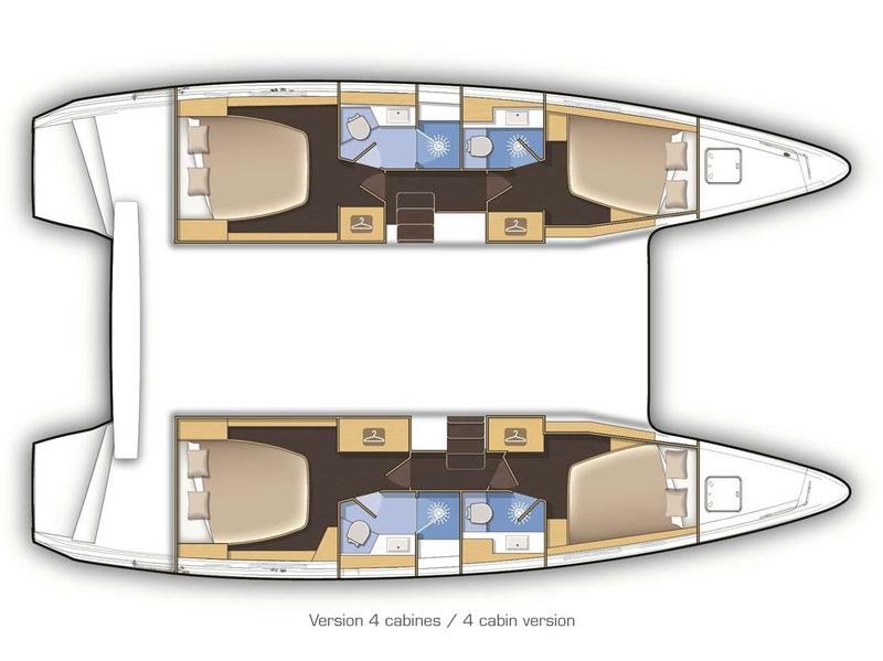 Book yachts online - catamaran - Lagoon 42 - NEVERLAND - rent