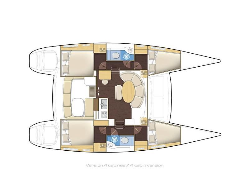 Book yachts online - catamaran - Lagoon 380 - Istion - rent