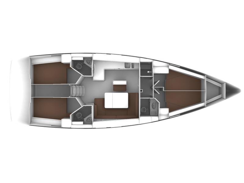 Book yachts online - sailboat - Bavaria Cruiser 46 - ROZERINA - rent