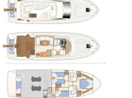 Book yachts online - motorboat - Ferretti 460 - Bluebell - rent
