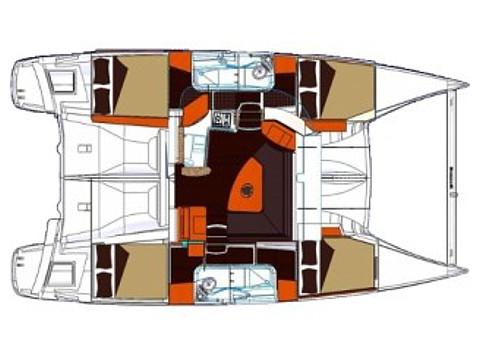Book yachts online - catamaran - Lipari 41 - Kiwi IV - rent