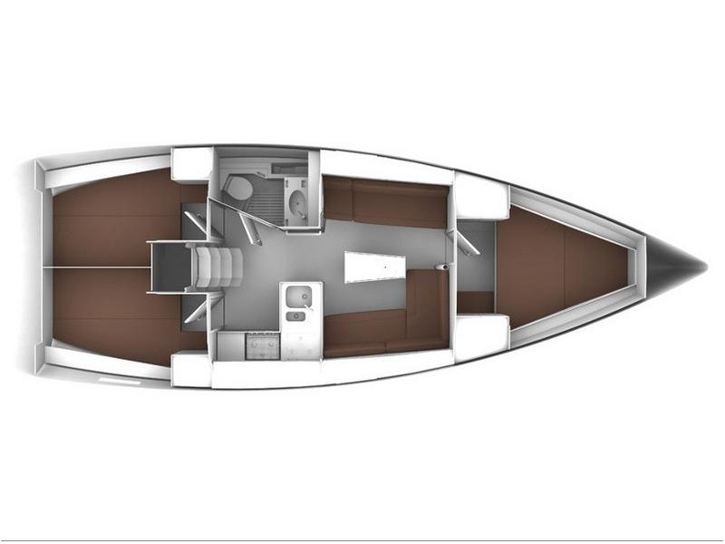 Book yachts online - sailboat - Bavaria Cruiser 37 - Goga Kiss - rent