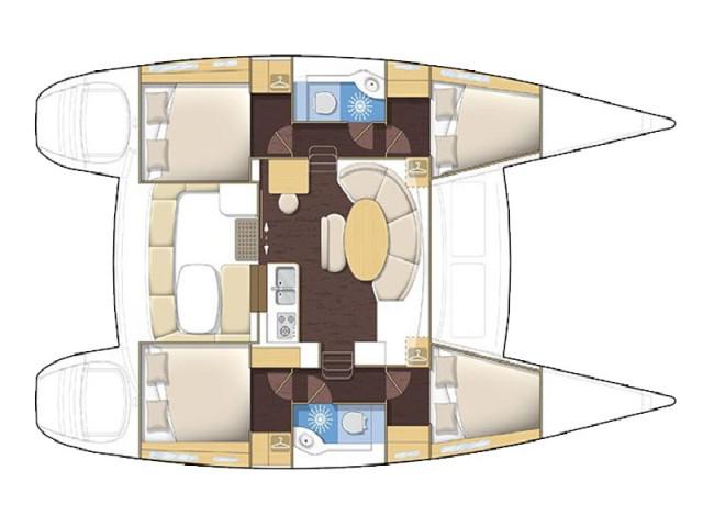 Book yachts online - catamaran - Lagoon 380 - Stardust - rent