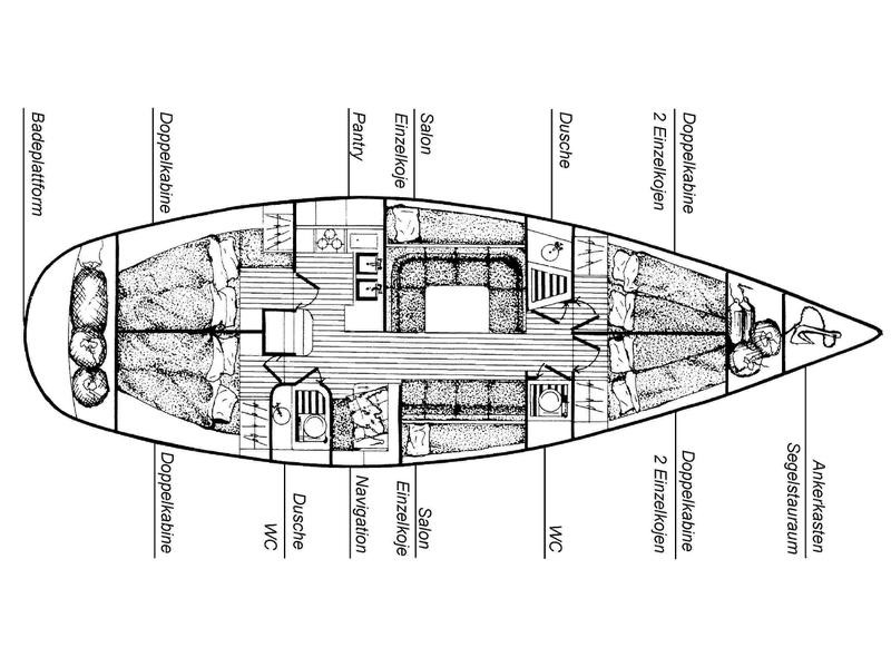 Book yachts online - sailboat - Gib Sea 44.2 - Myrto - rent