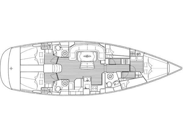 Book yachts online - sailboat - Bavaria 50 Cruiser - Rebecca - rent