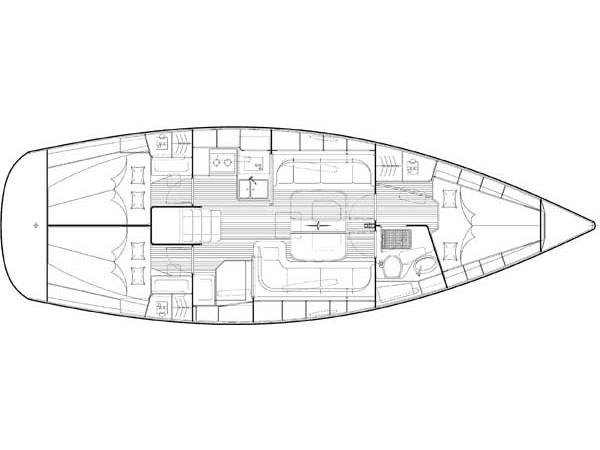 Book yachts online - sailboat - Bavaria 38 Cruiser - Maya - rent