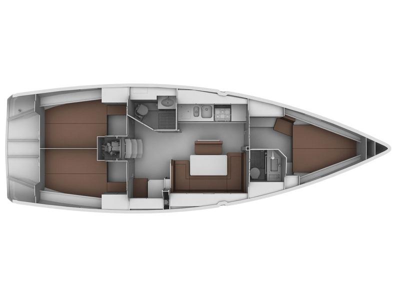 Book yachts online - sailboat - Bavaria Cruiser 40 - Vega - rent