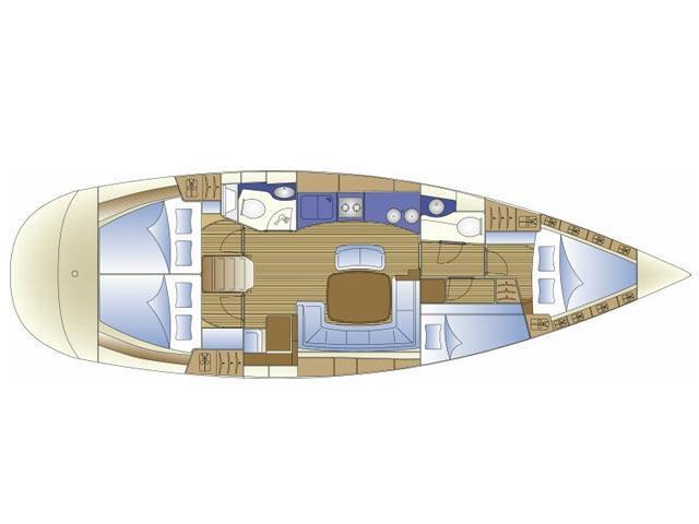 Book yachts online - sailboat - Bavaria 44 - Bavaria 44 (2002) - rent