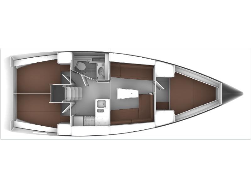 Book yachts online - sailboat - Bavaria 37 Cruiser - B37-2 - rent