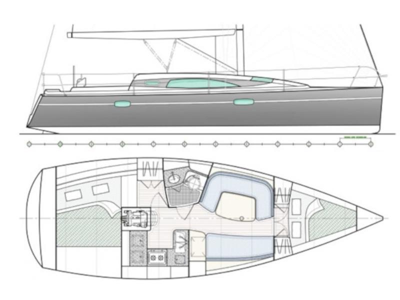 Book yachts online - sailboat - Wind 34 - Hagar - rent