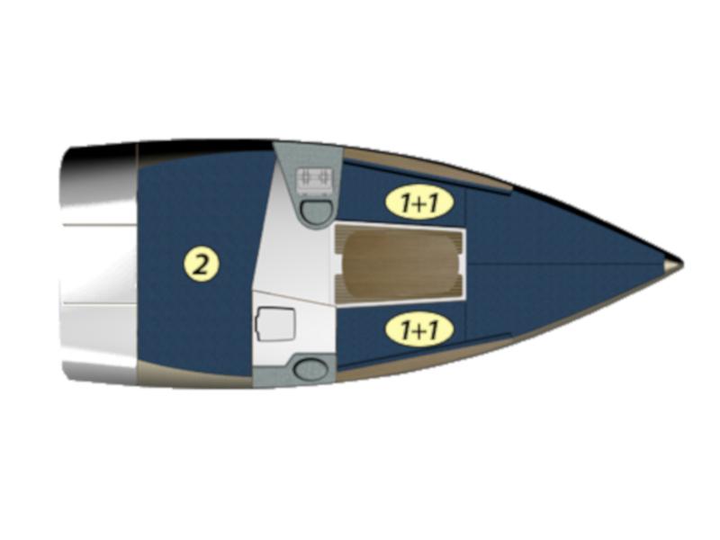 Book yachts online - sailboat - Maxus 22 Prestige - KEFISO - rent