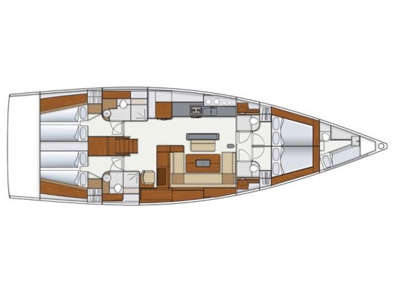 Book yachts online - sailboat - Hanse 575 - Via Con Me - rent