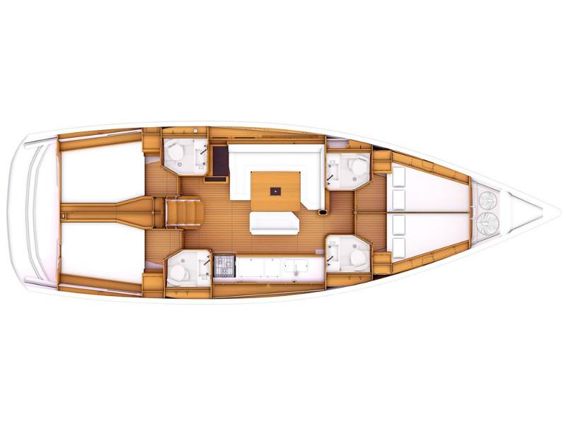 Book yachts online - sailboat - Sun Odyssey 469 - ath46902 - rent