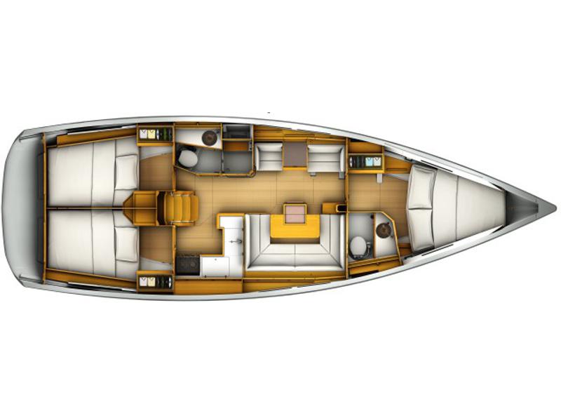 Book yachts online - sailboat - Sun Odyssey 419 - KINTHIA - rent