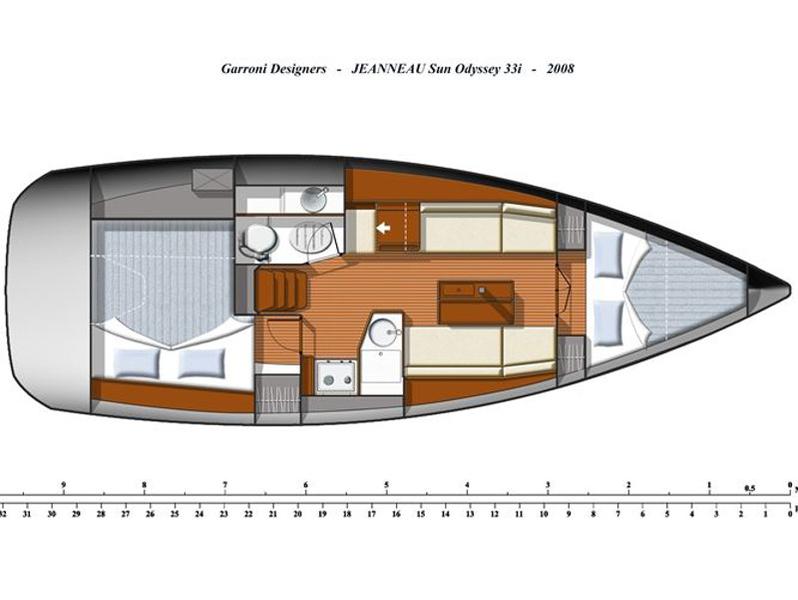 Book yachts online - sailboat - Sun Odyssey 33i - ath33i01 - rent