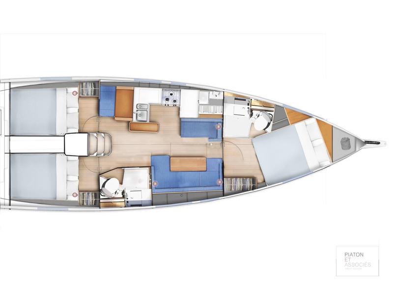 Book yachts online - sailboat - Sun Odyssey 410 - KONSTANTINOS - rent