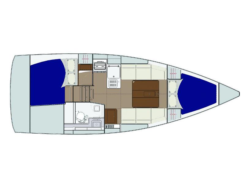 Book yachts online - sailboat - Dufour 310 Grand Large - Union - rent
