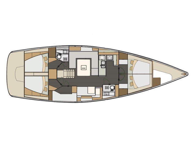 Book yachts online - sailboat - Elan Impression 50 - Sunrise - rent