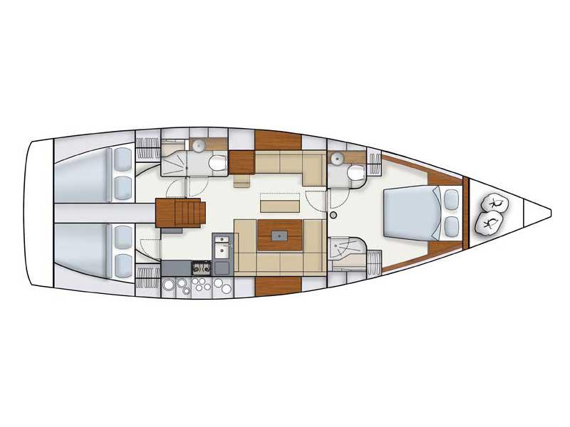 Book yachts online - sailboat - Hanse 445 - Midi Etoile - rent