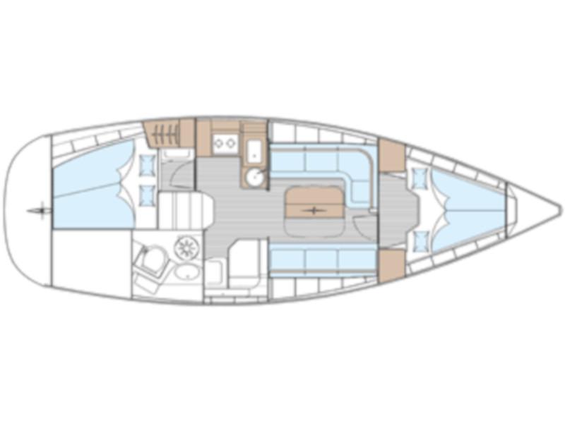 Book yachts online - sailboat - Bavaria 33 - Fei Mao - rent