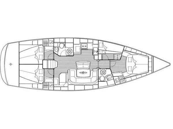 Book yachts online - sailboat - Bavaria 46 C - MH 21 - rent