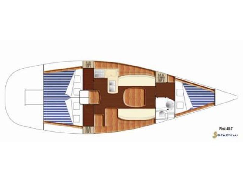 Book yachts online - sailboat - First 40.7 - Sixtynine - rent